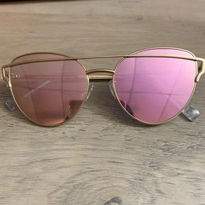 American Eagle rose gold sunglasses
